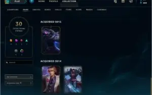 Conta Lol / Gold 1 / 61 Champs / 30 Skins