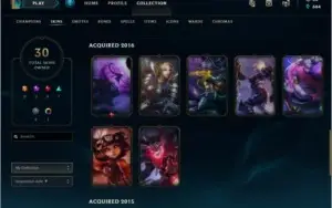Conta Lol / Gold 1 / 61 Champs / 30 Skins
