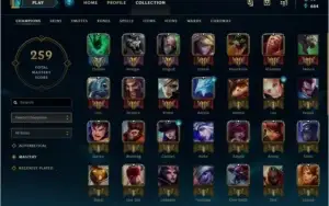 Conta Lol / Gold 1 / 61 Champs / 30 Skins