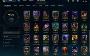 Conta Lol / Gold 1 / 61 Champs / 30 Skins