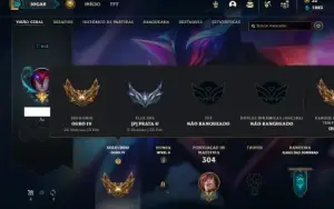 Conta ouro 4 com 90 Champs e 113 Skins