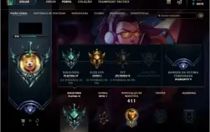 Conta Platina IV (Quase todos os campeões, muitas skins)