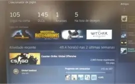 Conta Steam 7 anos com 105 jogos