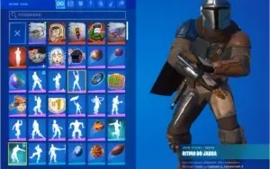 conta fornite 122 skins fora os acessorios.
