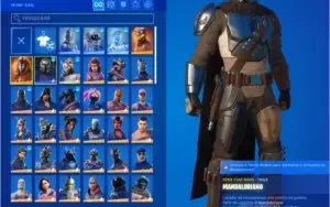 conta fornite 122 skins fora os acessorios.