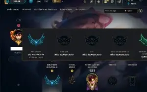 Platina 3 com 65 Champs e 16 Skins