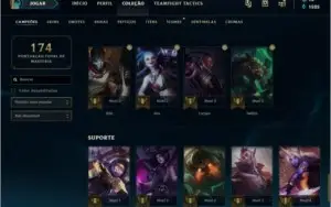 Conta diamante IV em 2 filas 52 champions 28 skins