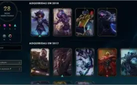 Conta diamante IV em 2 filas 52 champions 28 skins