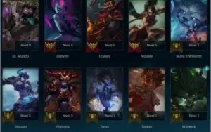 Conta diamante IV em 2 filas 52 champions 28 skins