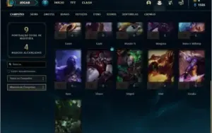 Conta prata 2 Baratinha com 21 champs e 1 skin