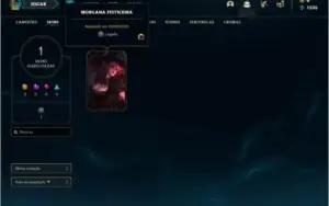 Conta prata 2 Baratinha com 21 champs e 1 skin