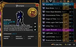 Conta aqw 2011 - VHL, LR, LC, Sep.Amor, NSOD, lvl100.
