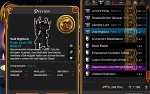 Conta aqw 2011 - VHL, LR, LC, Sep.Amor, NSOD, lvl100.