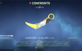 CONTA VALORANT DIVERSAS SKINS KARAMBIT SUBLIME,VANDAL RGX +