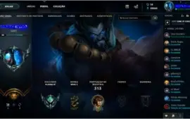 account conta de lol ( league of legends) platina 4 barato