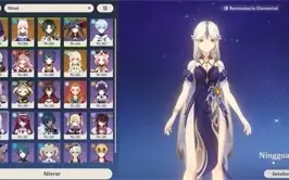 AR 53 Xiao, Rainden, Kokomi e Mona + 4 Estrelas