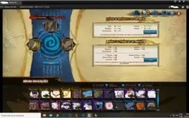 CONTA NARUTO ONLINE S475 Lágrimas de Gelo 150k Fc