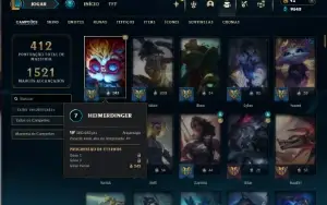 Prata 2 com 150 Champs e 173 Skins + 3 Prestigios