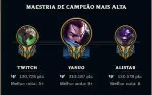CONTA PLATINA, 193 SKINS, QUASE TODOS CAMPEÕES