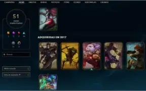 Lol Conta Gold 3 Com 51Skins