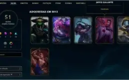 Lol Conta Gold 3 Com 51Skins