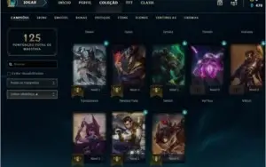 Conta Unranked MD10 5/4 Bronze 3 provisorio + skins
