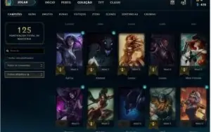 Conta Unranked MD10 5/4 Bronze 3 provisorio + skins