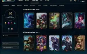 Conta Unranked MD10 5/4 Bronze 3 provisorio + skins
