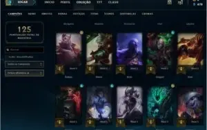 Conta Unranked MD10 5/4 Bronze 3 provisorio + skins