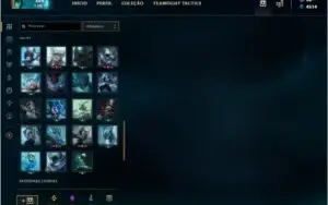 CONTA DIAMANTE 4 - 99 SKINS (TODOS CAMPEÕES)