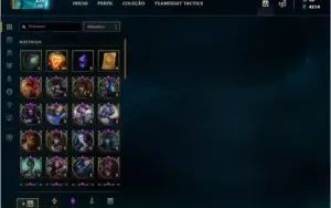 CONTA DIAMANTE 4 - 99 SKINS (TODOS CAMPEÕES)