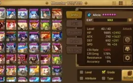 Summoners War Global 3 LDs Ragdoll + Kiki + EzioLight