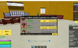 Conta Focada Em Bloxfruit Com 2 Frutas Permanentes