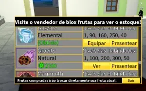 conta blox fruit muito boa