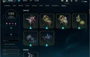 Conta De lol All Champs / 440 Skins