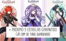 DILUC C1 + XIAO + KEQING + ORGULHO CELESTIAL