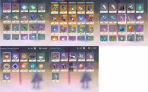 DILUC C1 + XIAO + KEQING + ORGULHO CELESTIAL