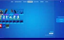 Conta de fortnite lupino e +, mais de 140 jogos, 1050 vbucks