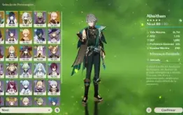 Genshin Ar49 Alhaitham+Bis-kazuha+Bis-Nahida-Yelan-Raiden+++