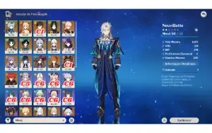 Genshin Impact AR60 NA Neuvi Zhongli Venti Xiao Hutao Kazuha