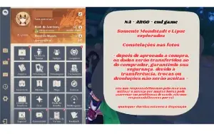 Genshin Impact AR60 NA Neuvi Zhongli Venti Xiao Hutao Kazuha