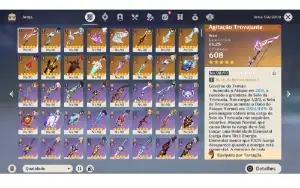 Genshin Impact AR60 NA Neuvi Zhongli Venti Xiao Hutao Kazuha