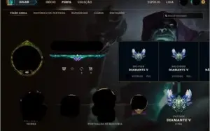 Conta League of Legends - Diamante 5 na Solo/Duo e Flex