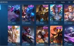 Conta mobile legendes 84 skins
