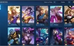 Conta mobile legendes 84 skins