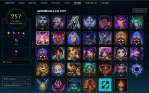 Conta LoL Level 275
