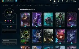 Conta LoL Level 275