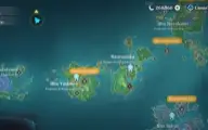 Conta Genshin Impact Ganyu + Arco de Amos + Mona + Yoimiya