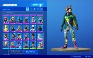 Conta Fortnite com tudo dos passes 5, 6, 7 e 8