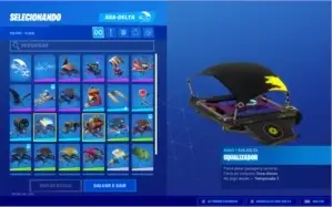 Conta Fortnite com tudo dos passes 5, 6, 7 e 8